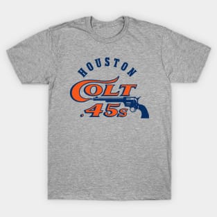 Houston Colt .45s Defunct Sports Logo Fan Art Tribute T-Shirt